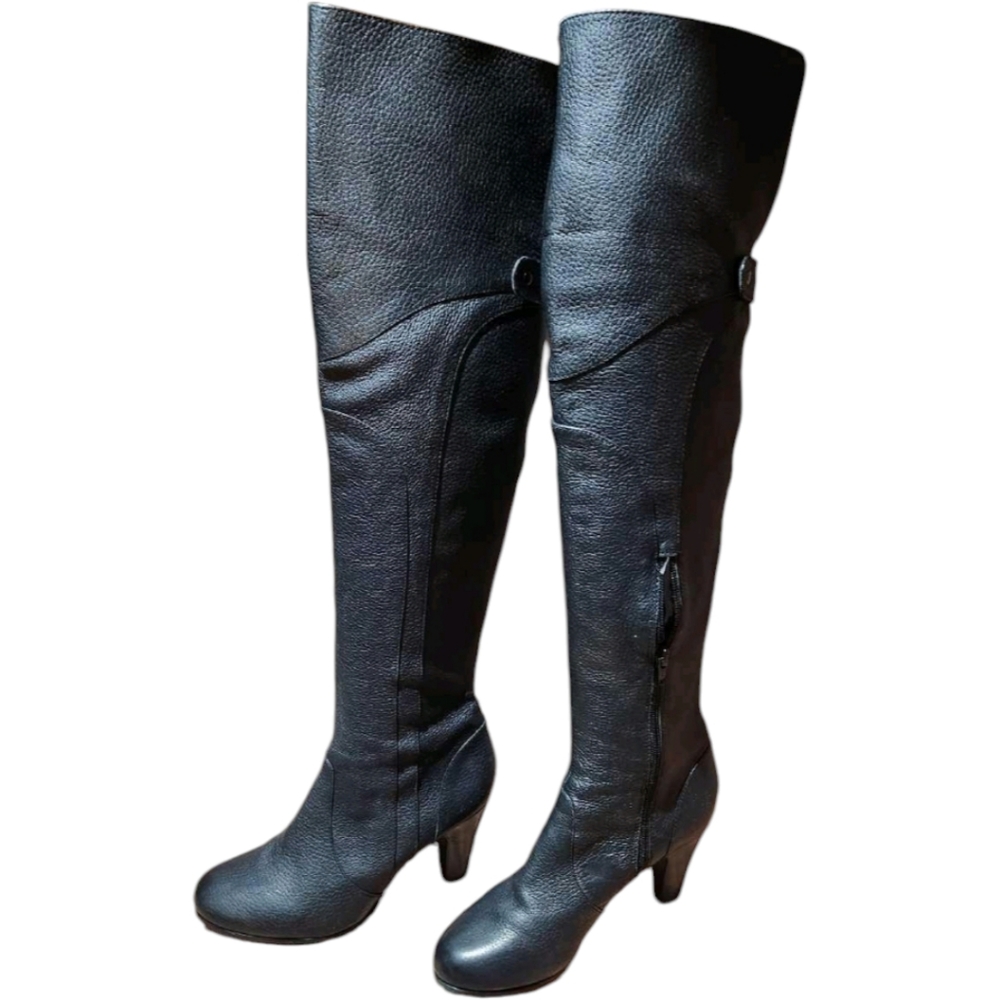 Aldo Leather Over the Knee Boots